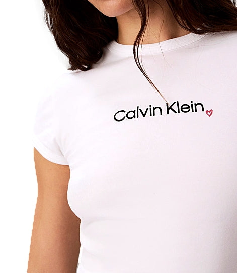 Calvin Klein T-Shirt da Donna - Bianco - Lv047h835g