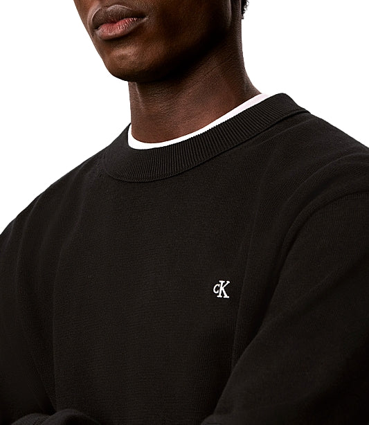 Calvin Klein Pullover da Uomo - Black - Lv04rh325g