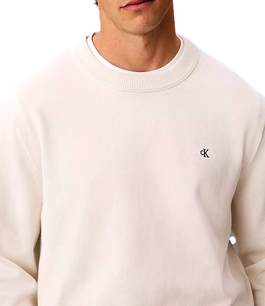 Calvin Klein Pullover da Uomo - Tofu - Lv04rh325g