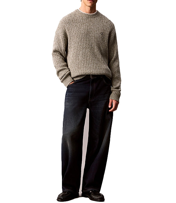 Calvin Klein Pullover da Uomo - Olive Night - Lv04rh328g