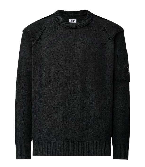 C.p. Company Maglia da Uomo - Black - 21cmkn085A-110149a