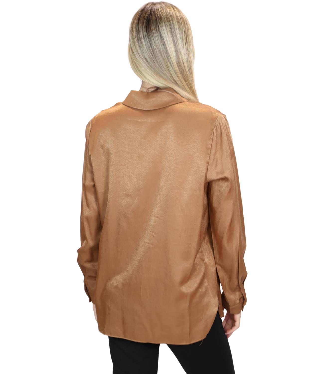 Dixie Camicia da Donna - Tabacco - C027b033