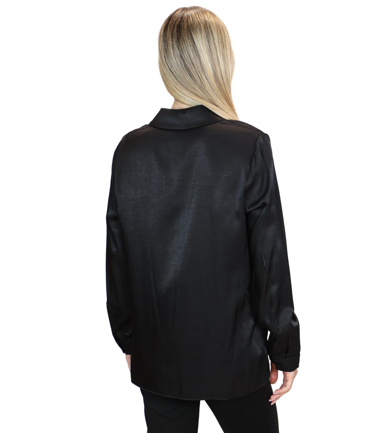 Dixie Camicia da Donna - Nero - C027b033