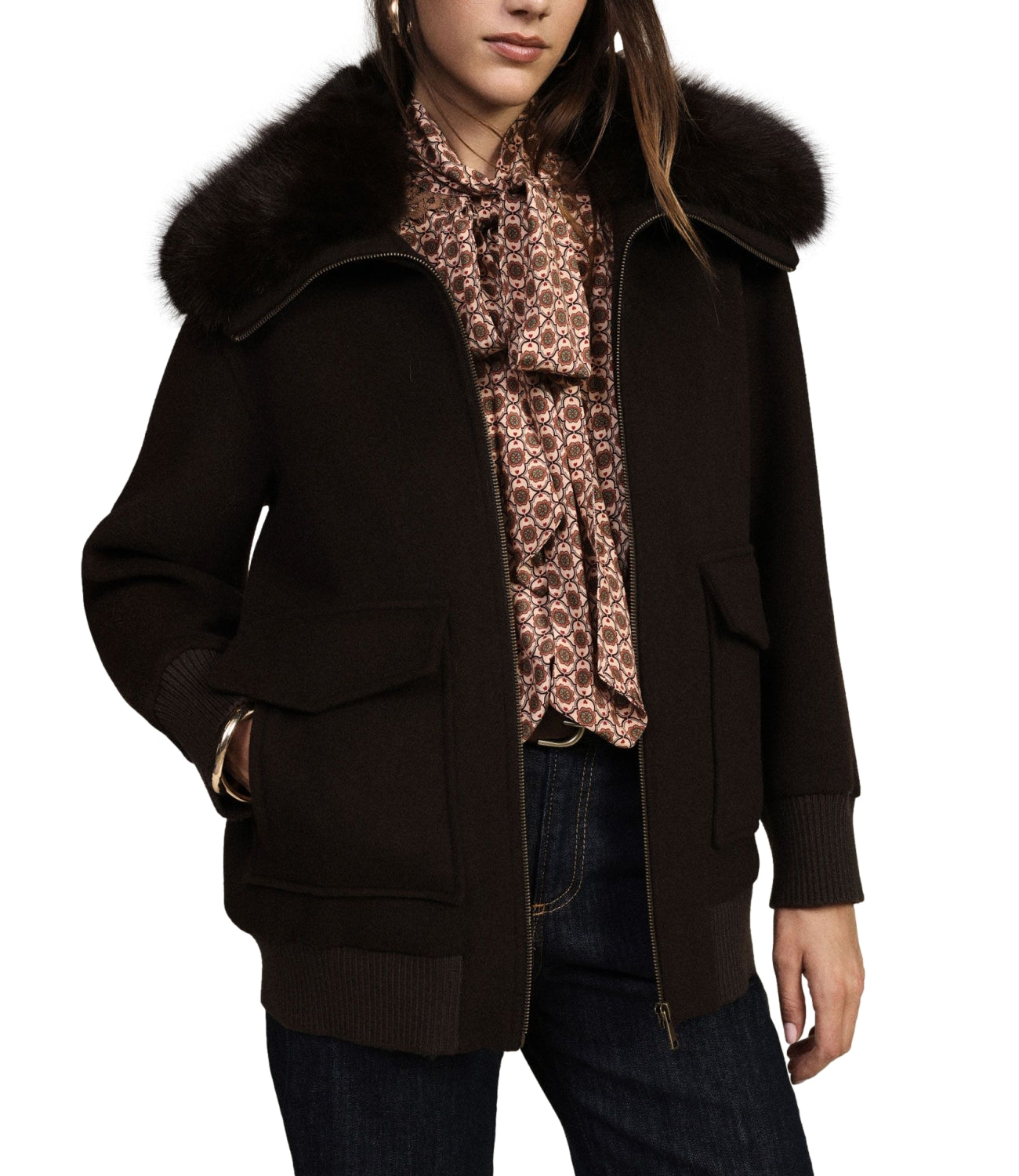 Dixie Giubbino da Donna - Moro - V330b003a