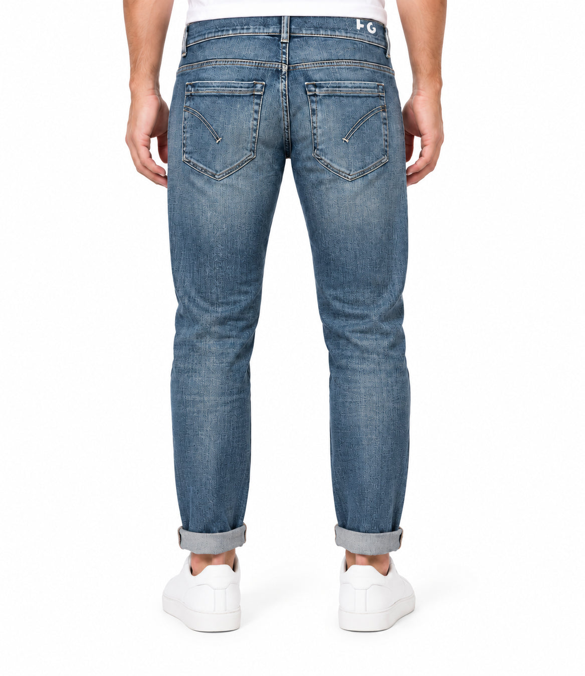 Dondup Jeans da Uomo - Blu - Up232dsk340uj53du