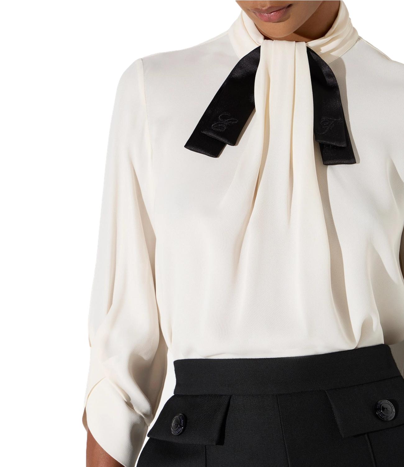 Elisabetta Franchi Camicia da Donna - Burro/nero - Ca17866e2