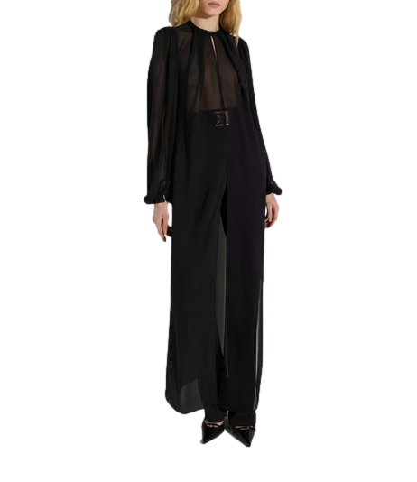Elisabetta Franchi Camicia da Donna - Nero - Ca20867e2