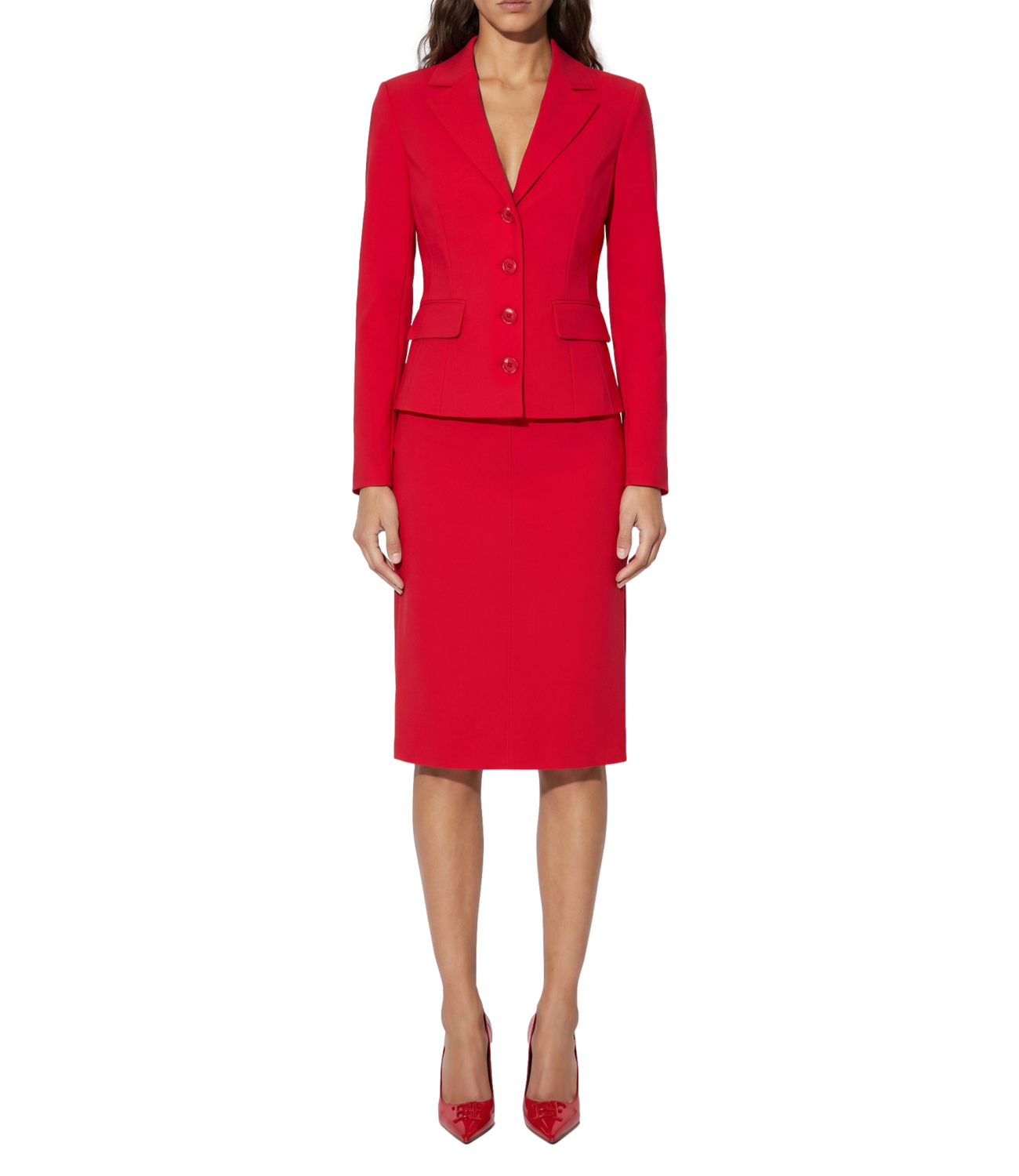 Elisabetta Franchi Giacca da Donna - Red Passion - Gi25367e2