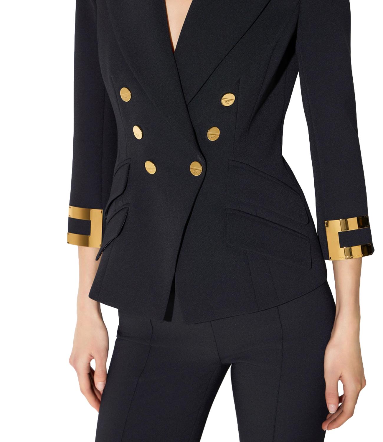 Elisabetta Franchi Giacca da Donna - Nero - Gi26866e2