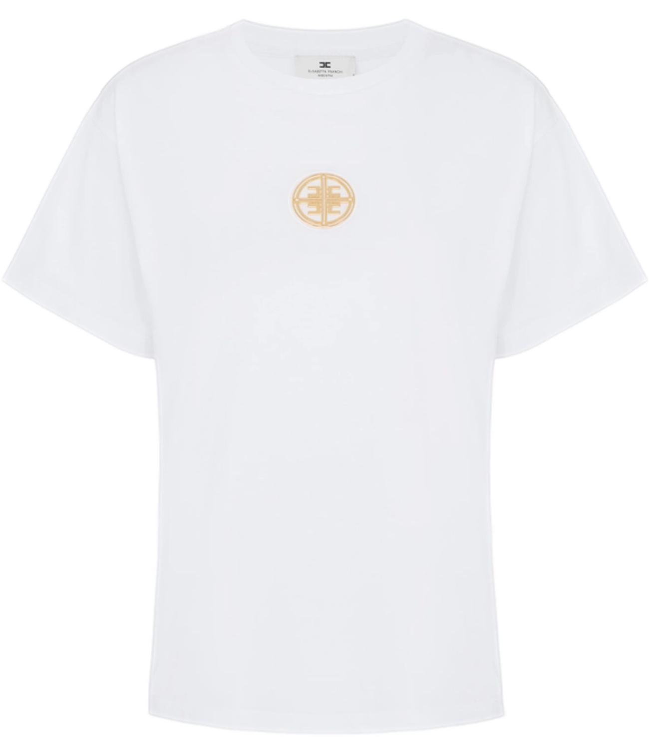 Elisabetta Franchi Maglia da Donna - Gesso - Ma00866e2
