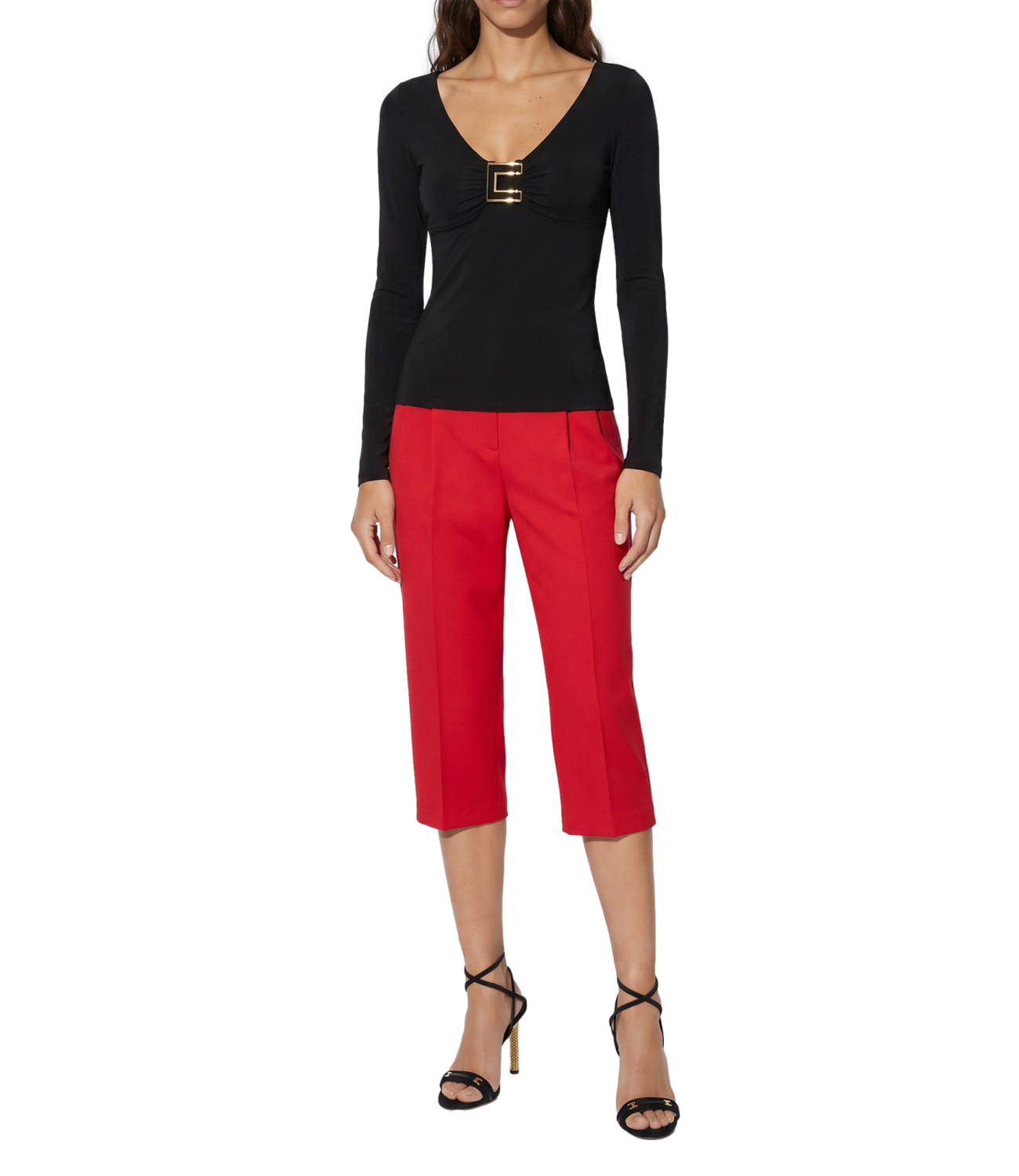 Elisabetta Franchi Maglia da Donna - Nero - Md00567e2