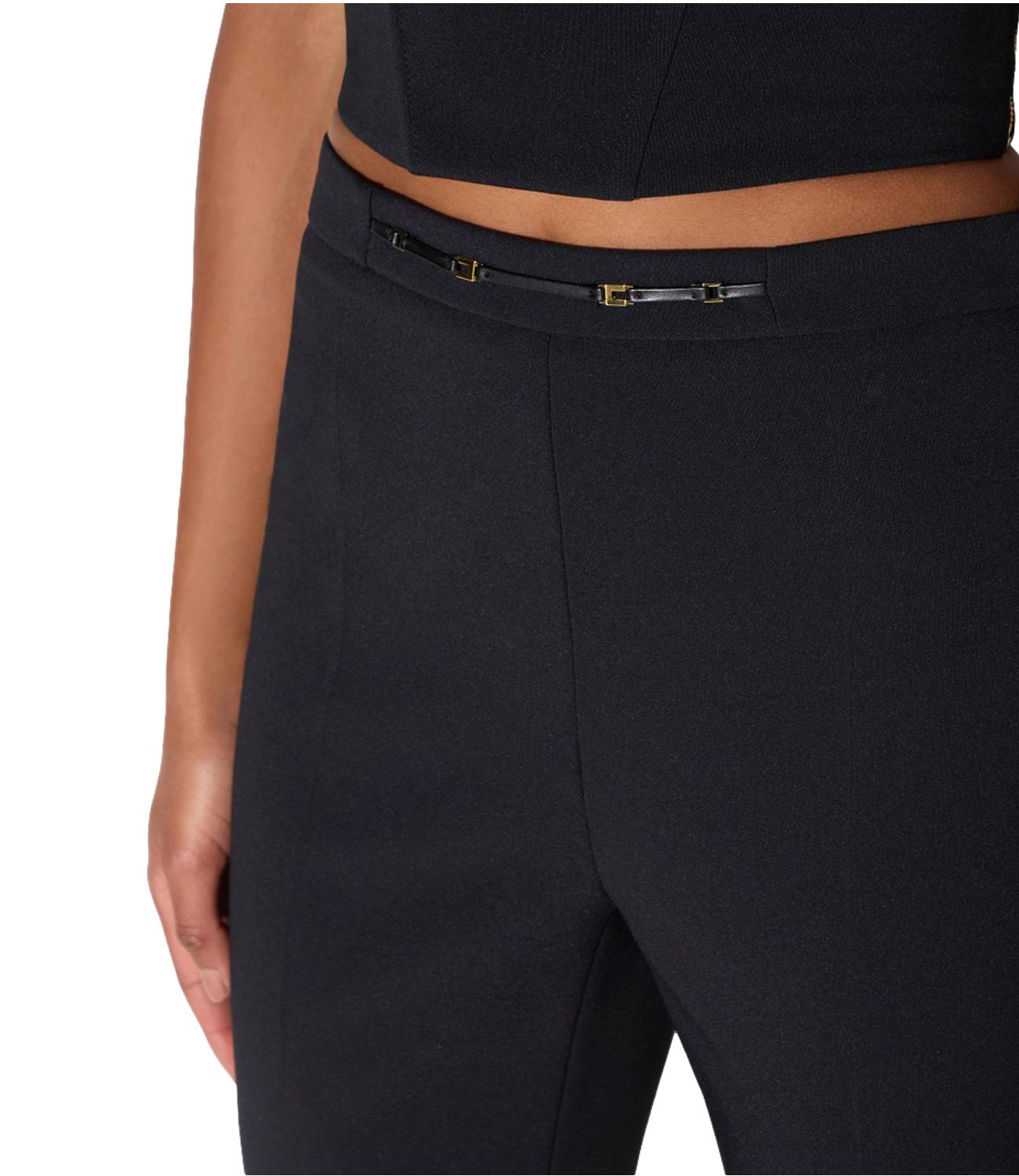 Elisabetta Franchi Pantalone da Donna - Nero - Pa19866e2