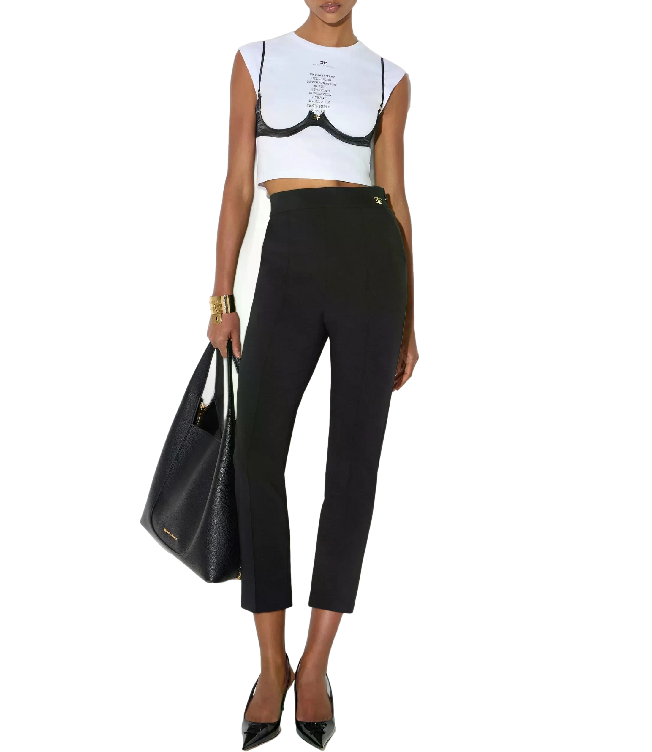 Pantalone Elisabetta Franchi neri