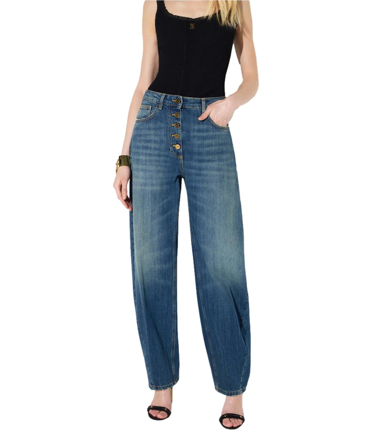 Elisabetta Franchi Jeans da Donna - Blue Vintage - Pj10d66e2