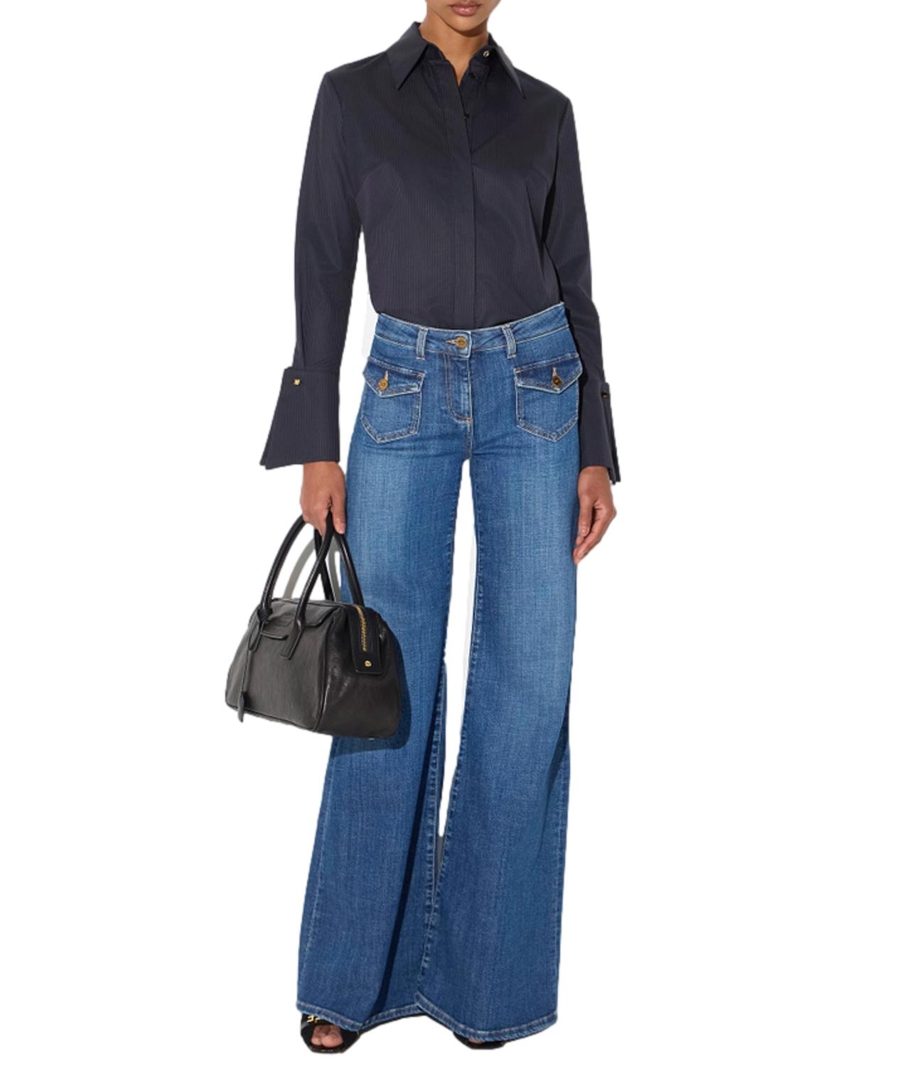 Elisabetta Franchi Jeans da Donna - Blue Vintage - Pj18n66e2