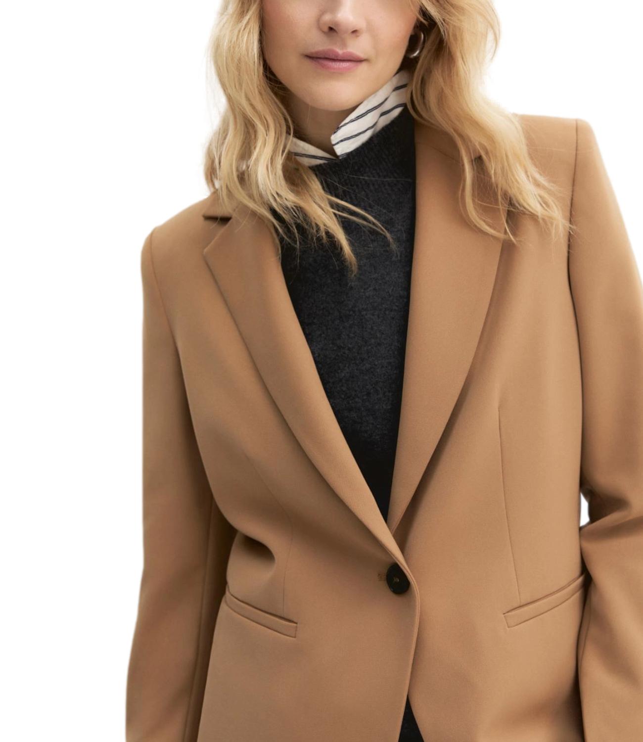 Emme Marella Giacca da Donna - Cammello - 2625046131200