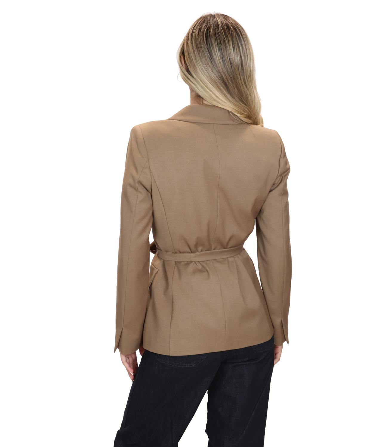 Emme Marella Giacca da Donna - Beige - 2625046151200