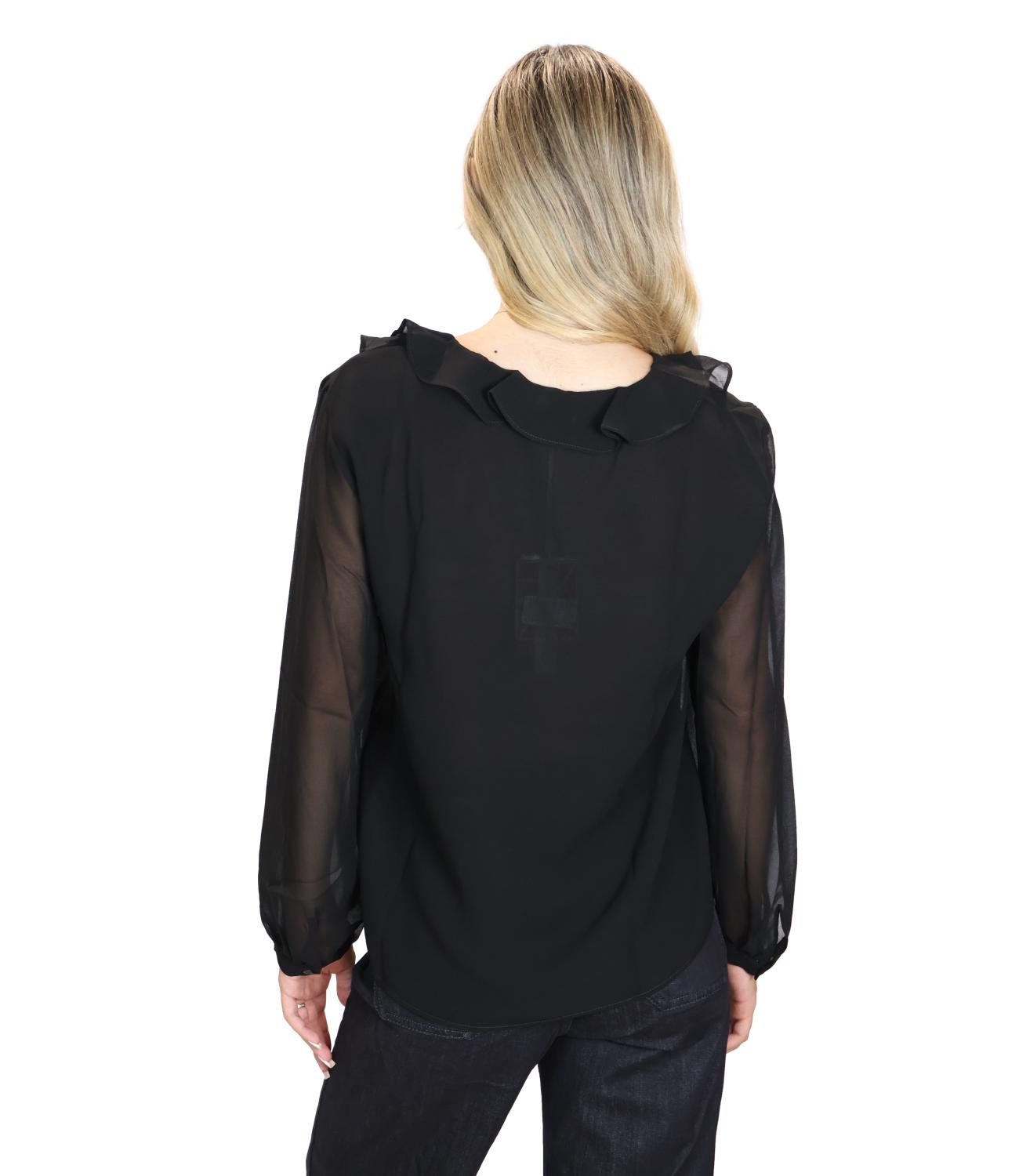 Emme Marella Camicia da Donna - Nero - 2625116032200