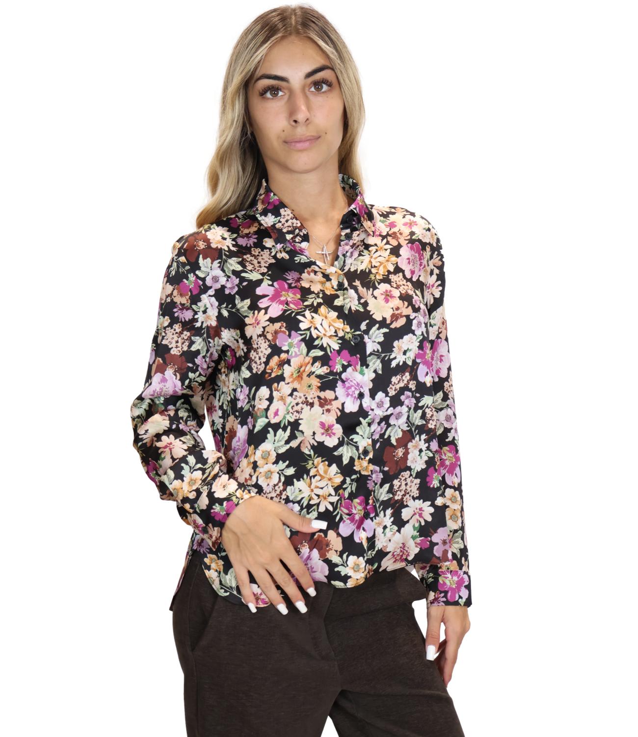 Emme Marella Camicia da Donna - Nero - 2625116092200