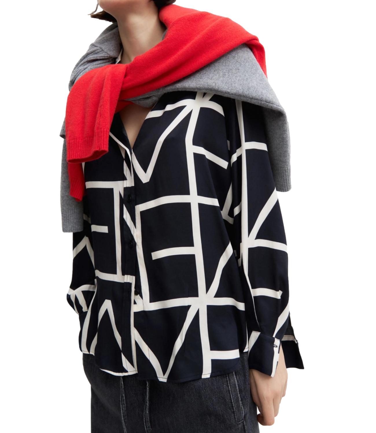 Emme Marella Camicia da Donna - Blu - 2625116102200
