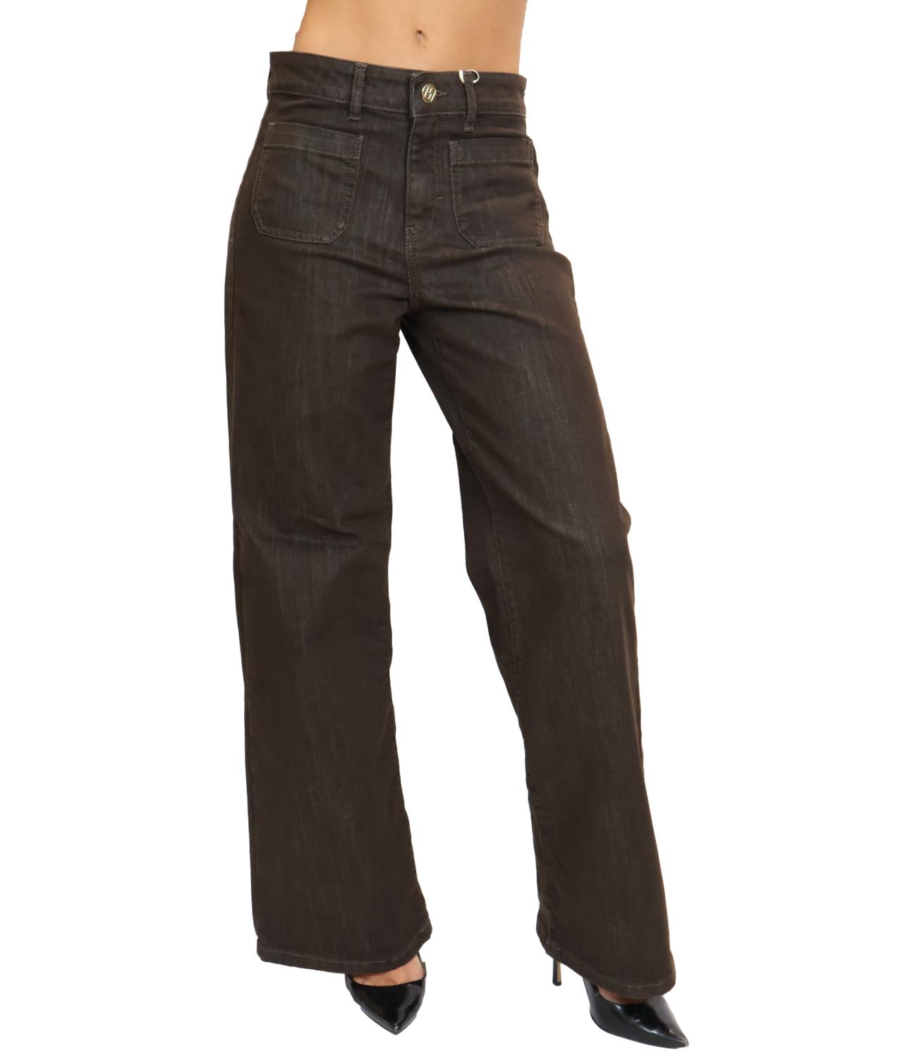 Emme Marella Pantalone da Donna - Verde Sottobosco - 2625136052200