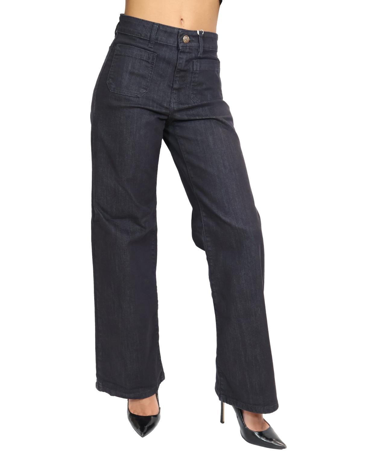 Emme Marella Pantalone da Donna - Blu - 2625136052200
