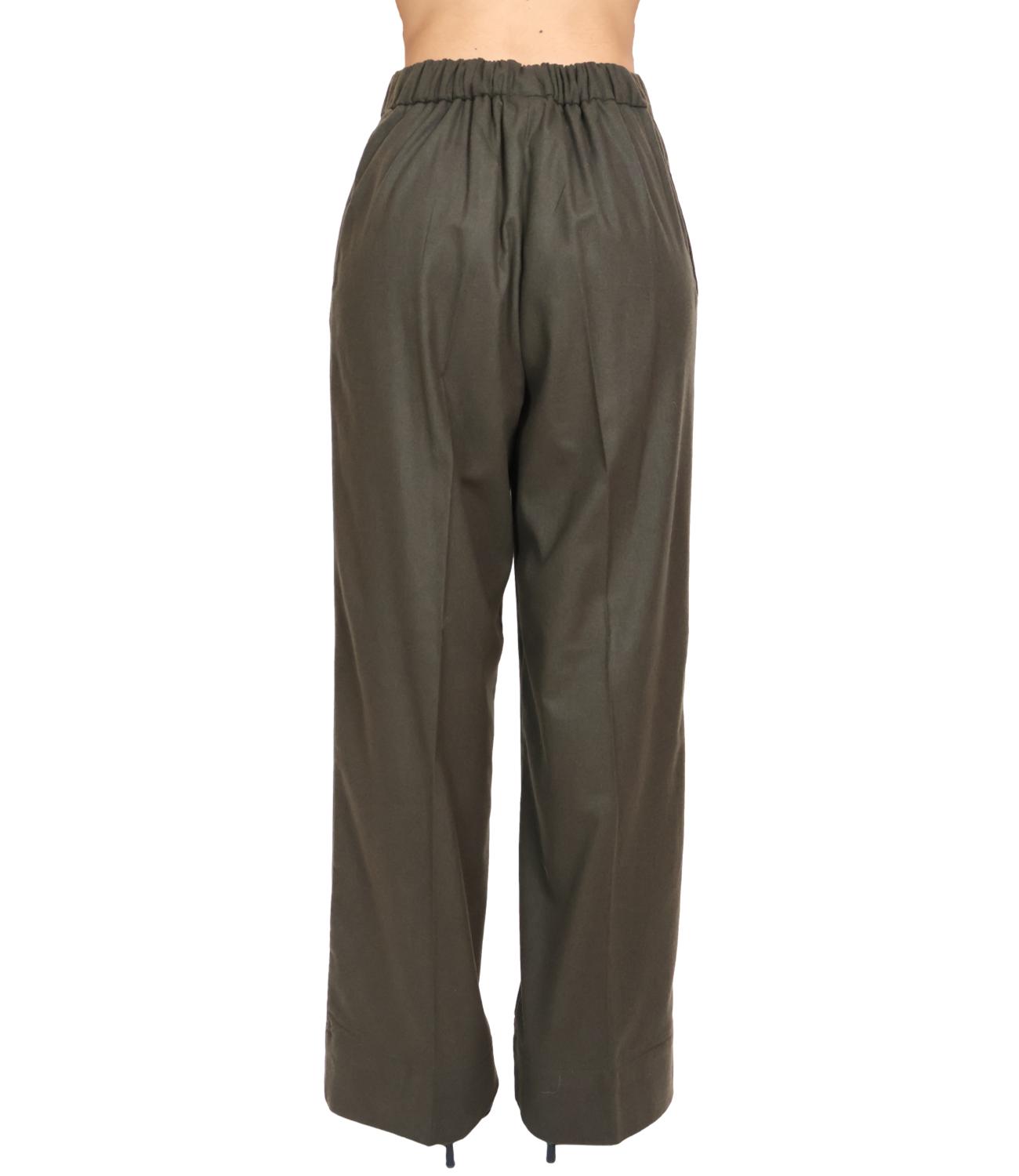 Emme Marella Pantalone da Donna - Verde Militare - 2625136122200