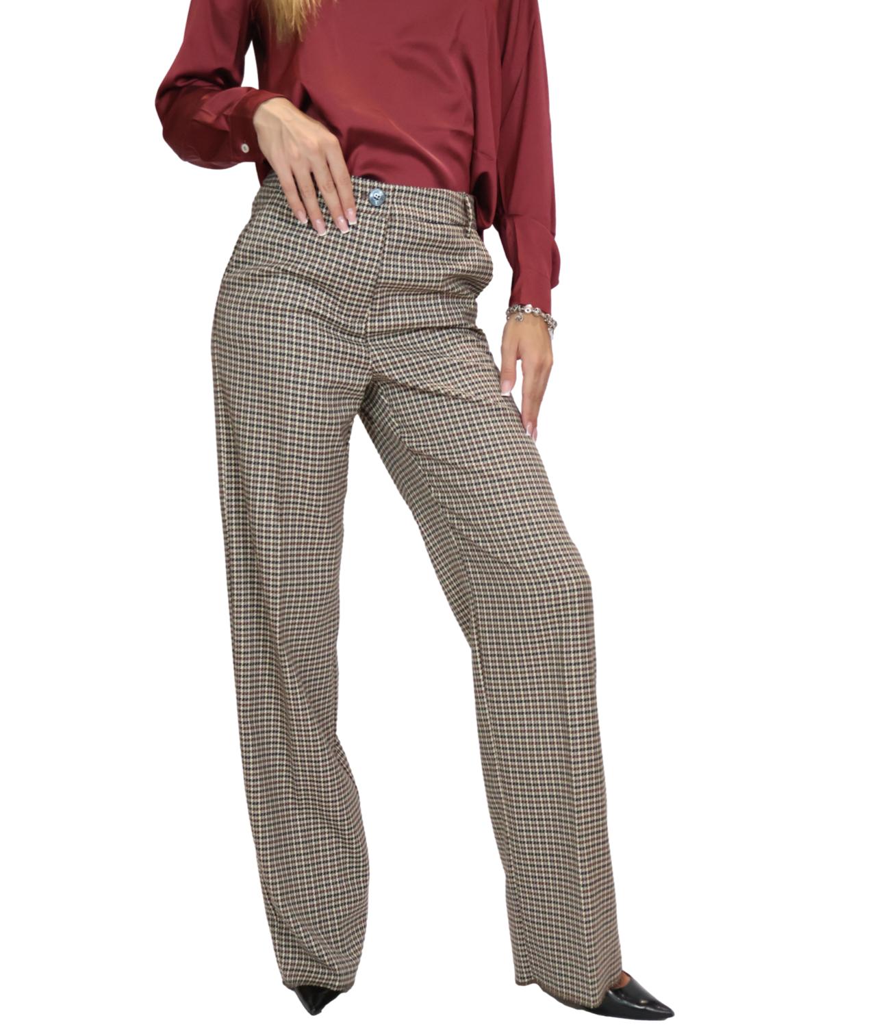 Emme Marella Pantalone da Donna - Bianco Lana - 2625136141200