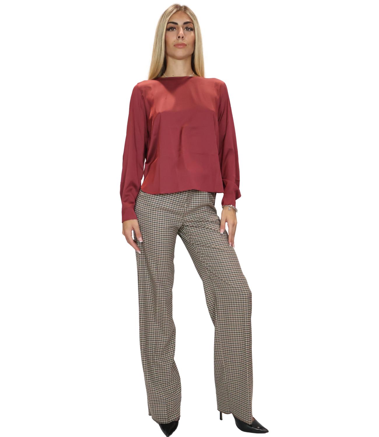 Emme Marella Pantalone da Donna - Bianco Lana - 2625136141200