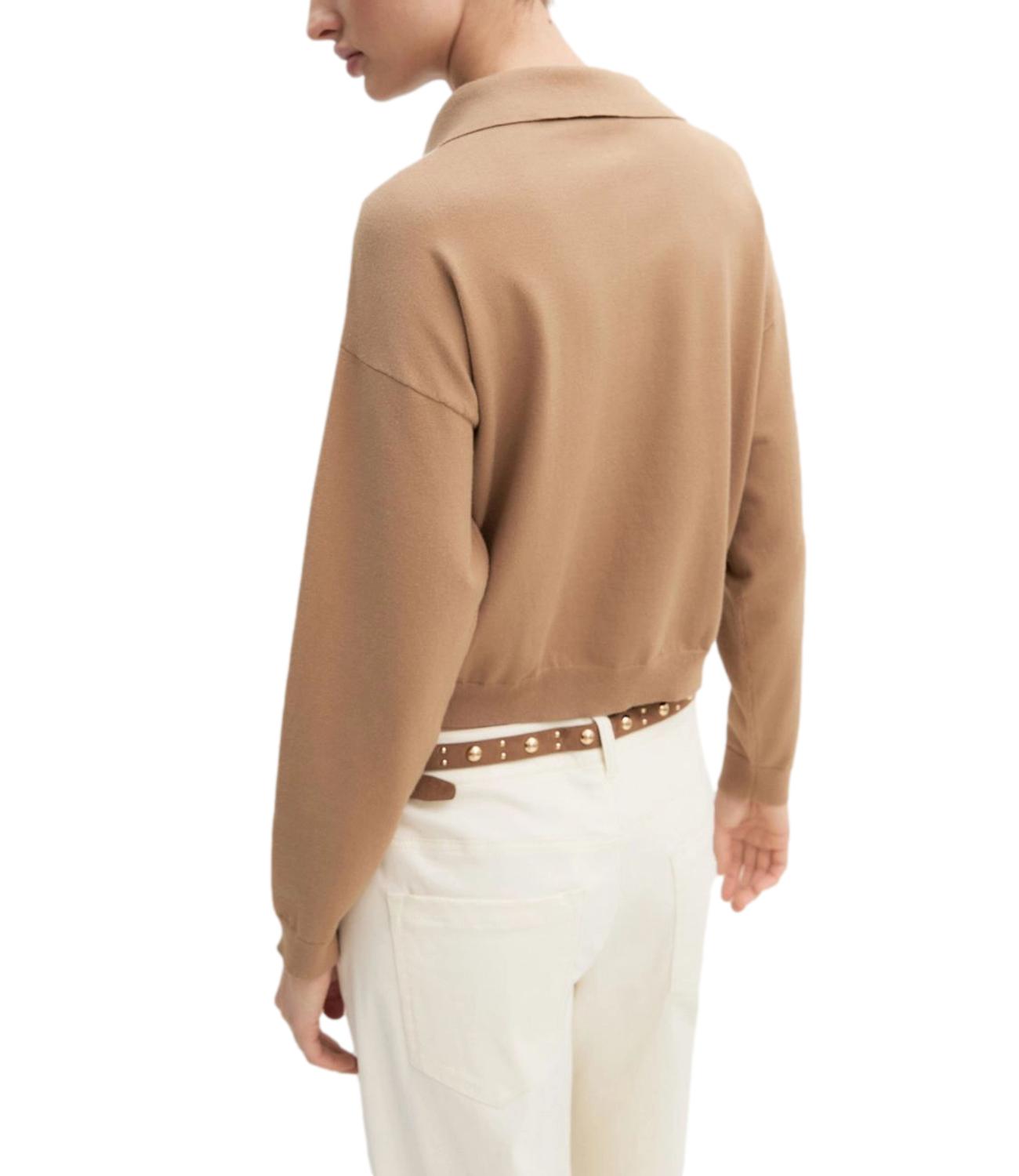 Emme Marella Maglia da Donna - Cammello - 2625366121200