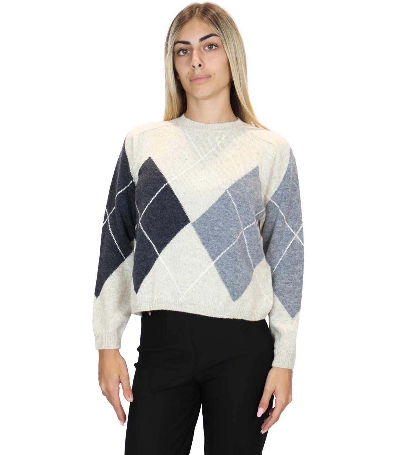 Emme Marella Maglia da Donna - Beige - 2625366212200