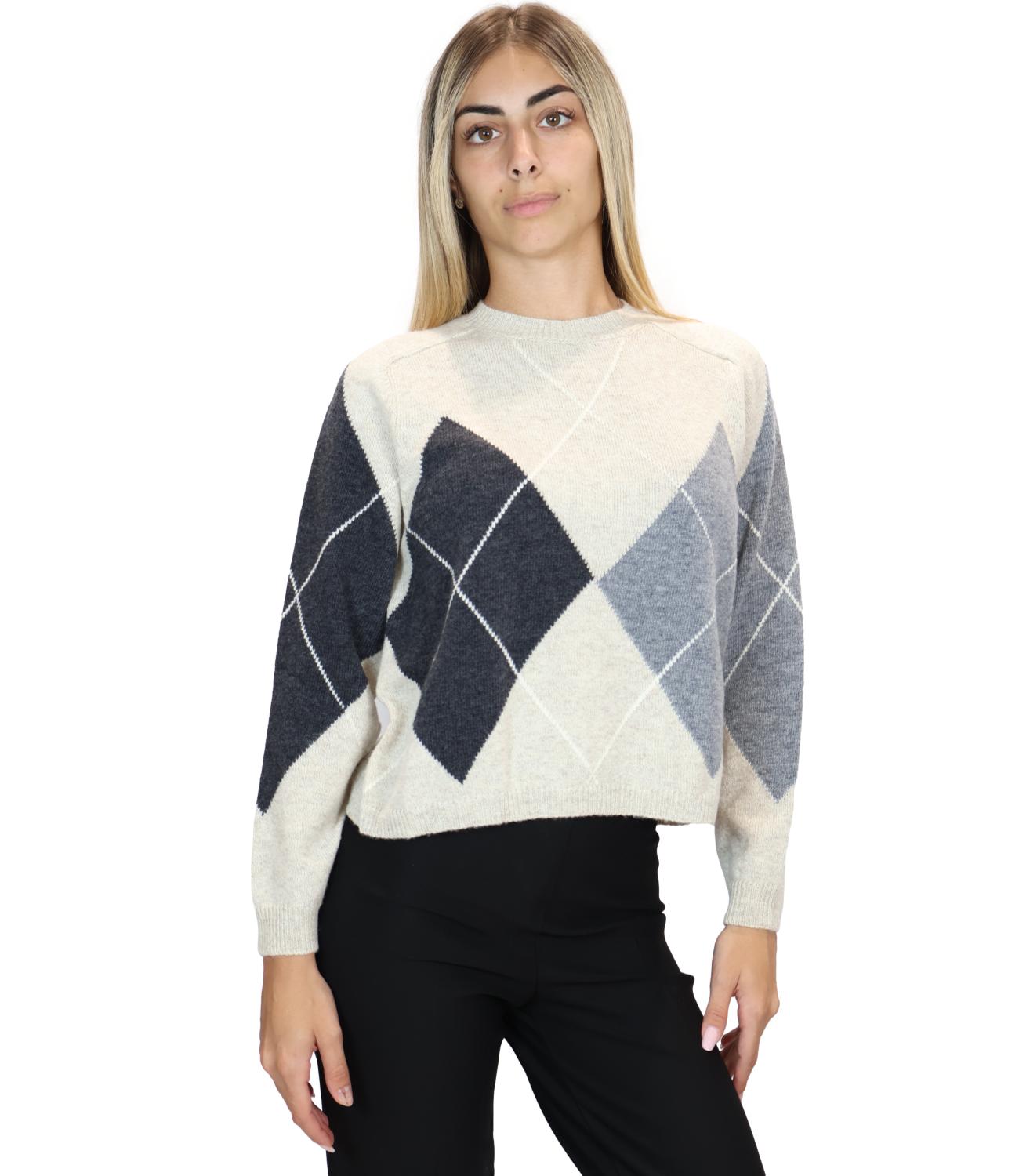 Emme Marella Maglia da Donna - Beige - 2625366212200