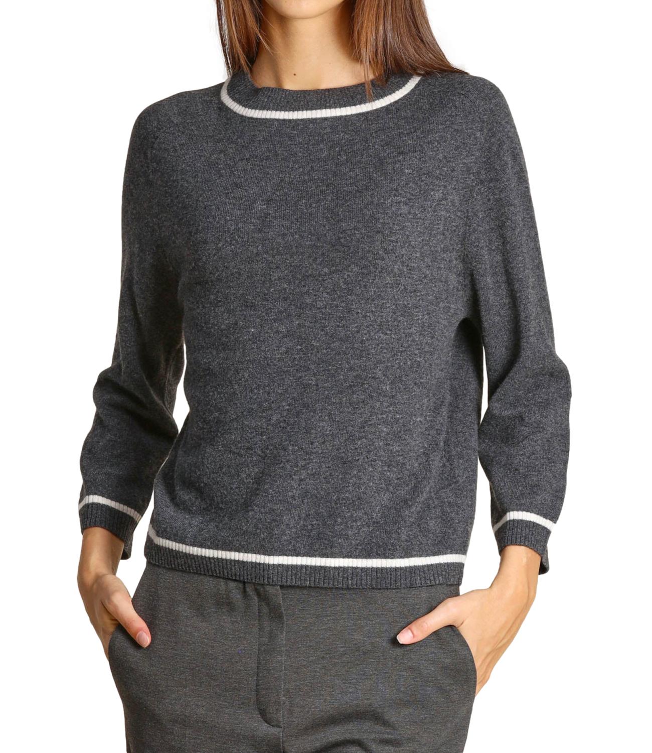Emme Marella Maglia da Donna - Grigio Scuro Melange - 2625366241200