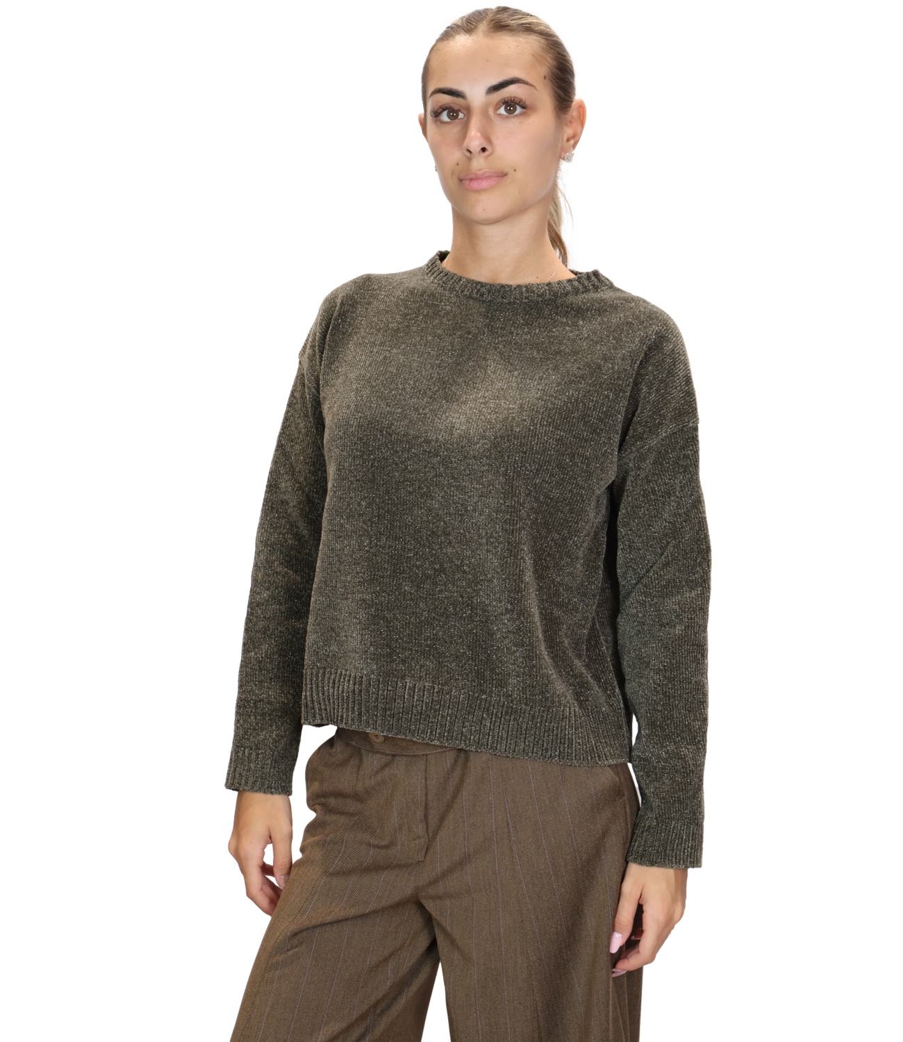 Emme Marella Maglia da Donna - Verde Bosco - 2625366322200