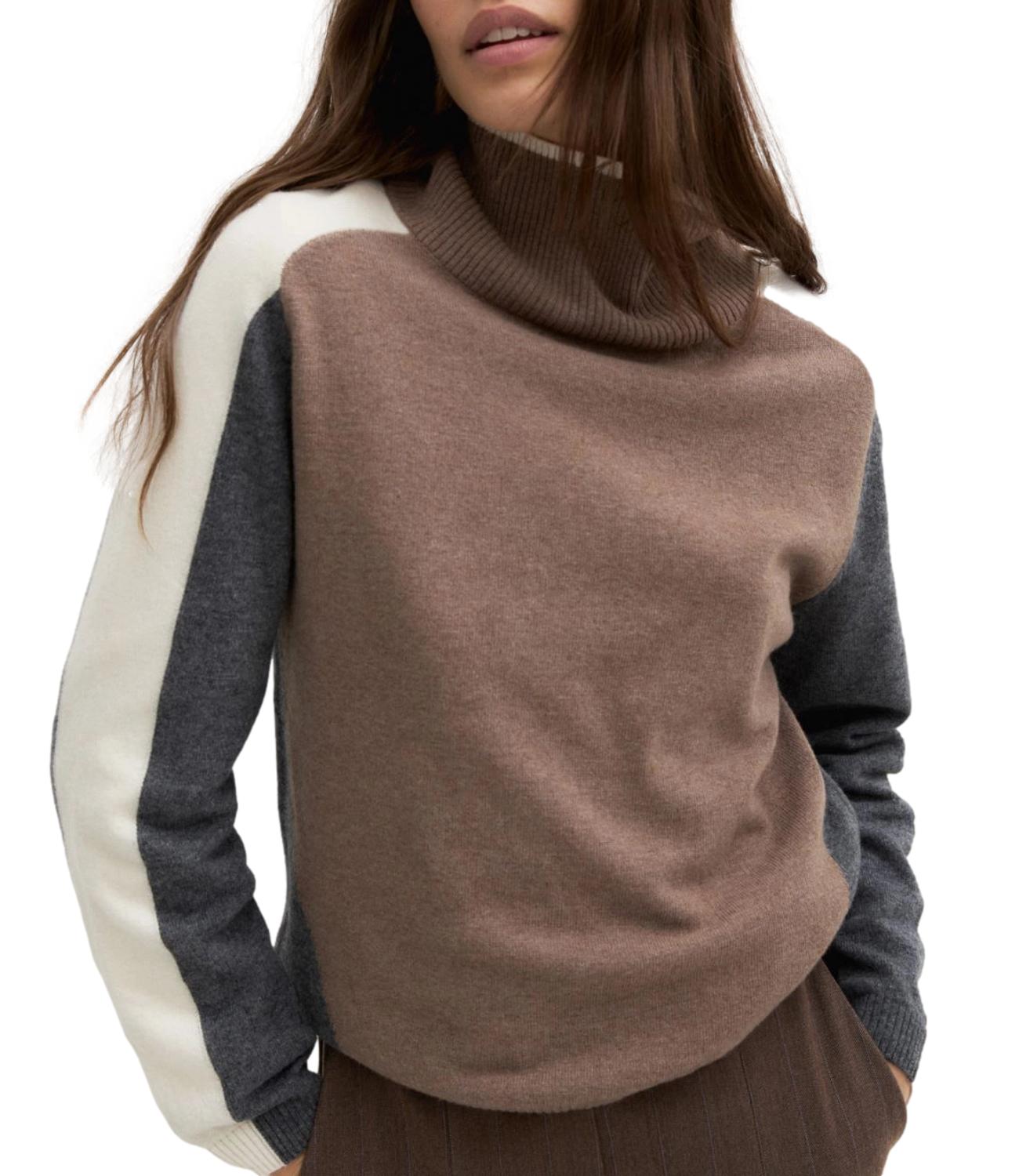 Emme Marella Maglia da Donna - Beige - 2625366332200