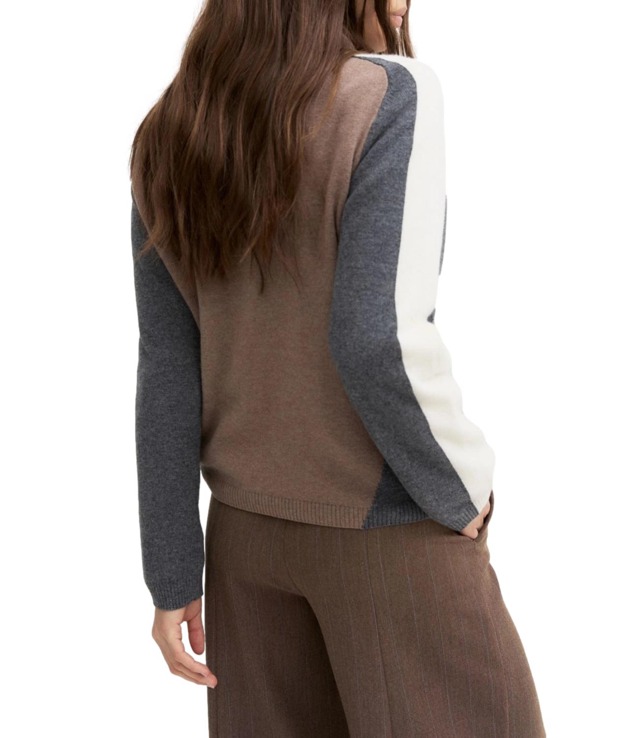 Emme Marella Maglia da Donna - Beige - 2625366332200