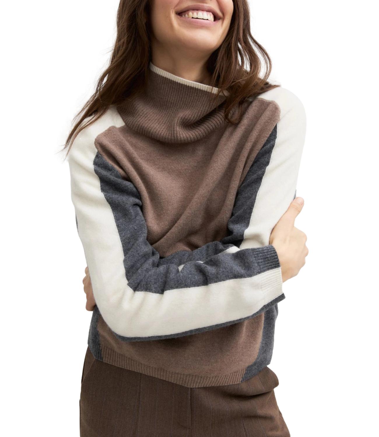 Emme Marella Maglia da Donna - Beige - 2625366332200