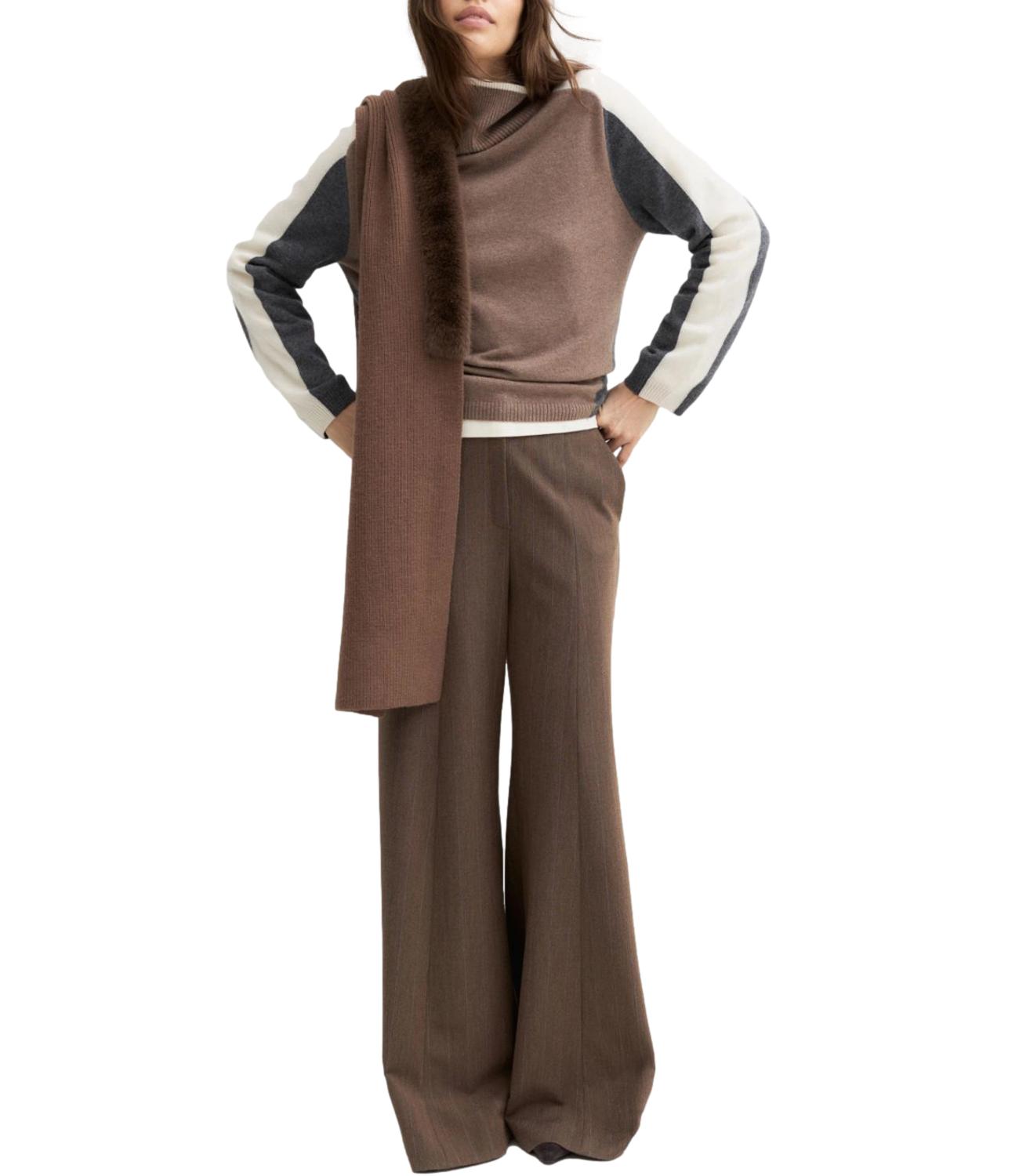 Emme Marella Maglia da Donna - Beige - 2625366332200