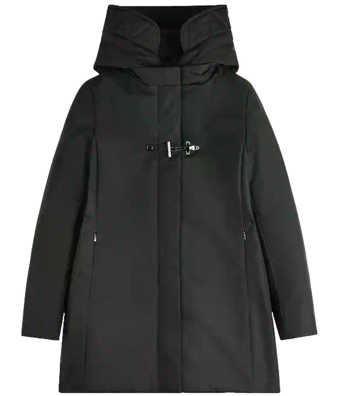 Fay Toggle Coat Tecnico nero donna