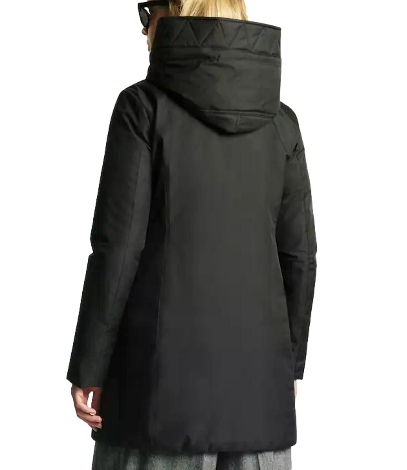 Fay Toggle Coat Tecnico nero donna