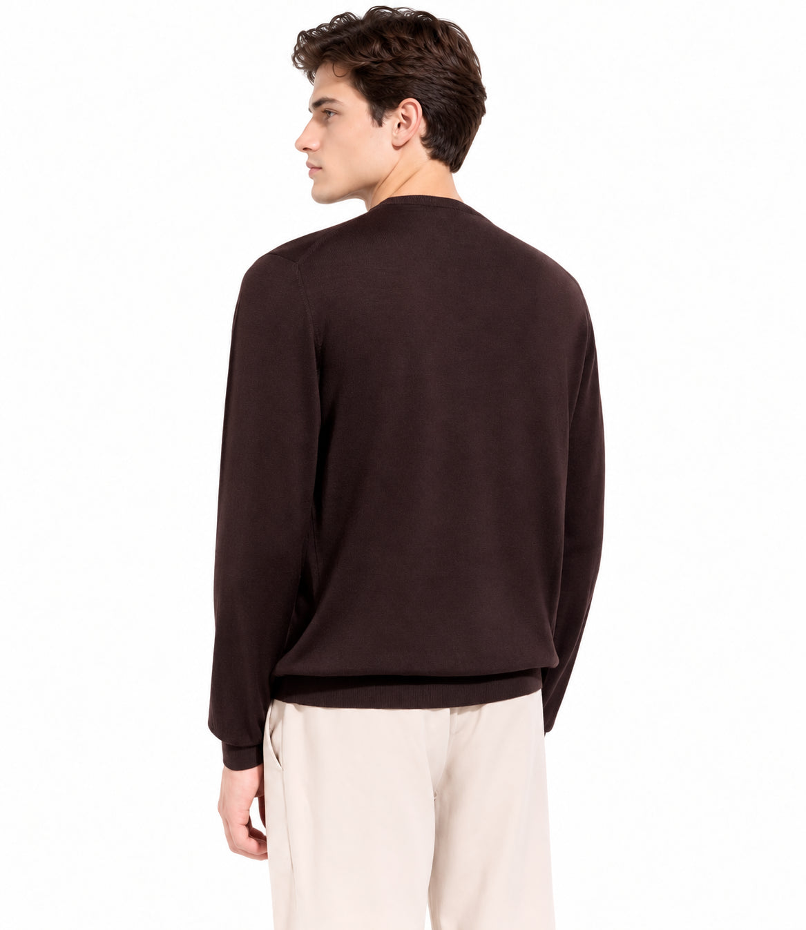 Filippo De Laurentiis Maglia da Uomo - Caffe' - Gc1mlrm16r