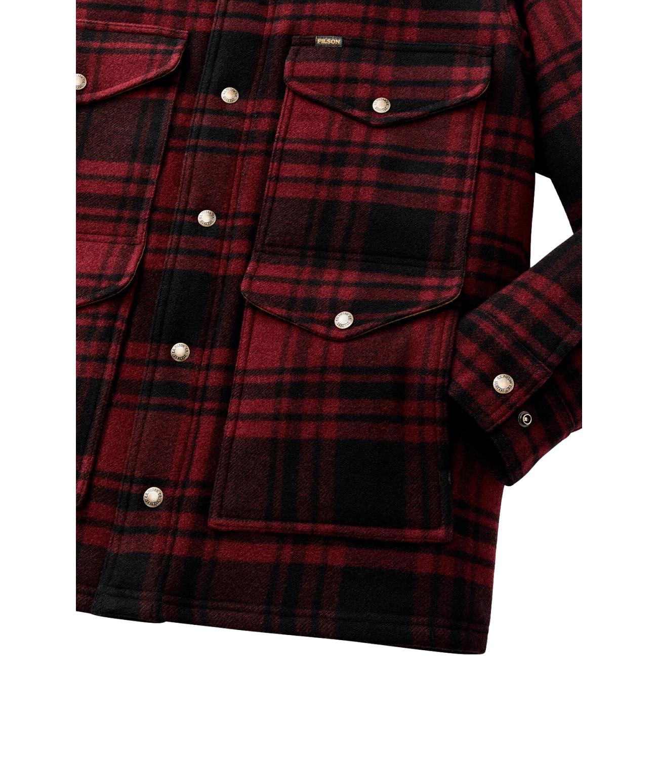 Filson Giacca da Uomo - Port / Black Plaid - 262mfmcps0144