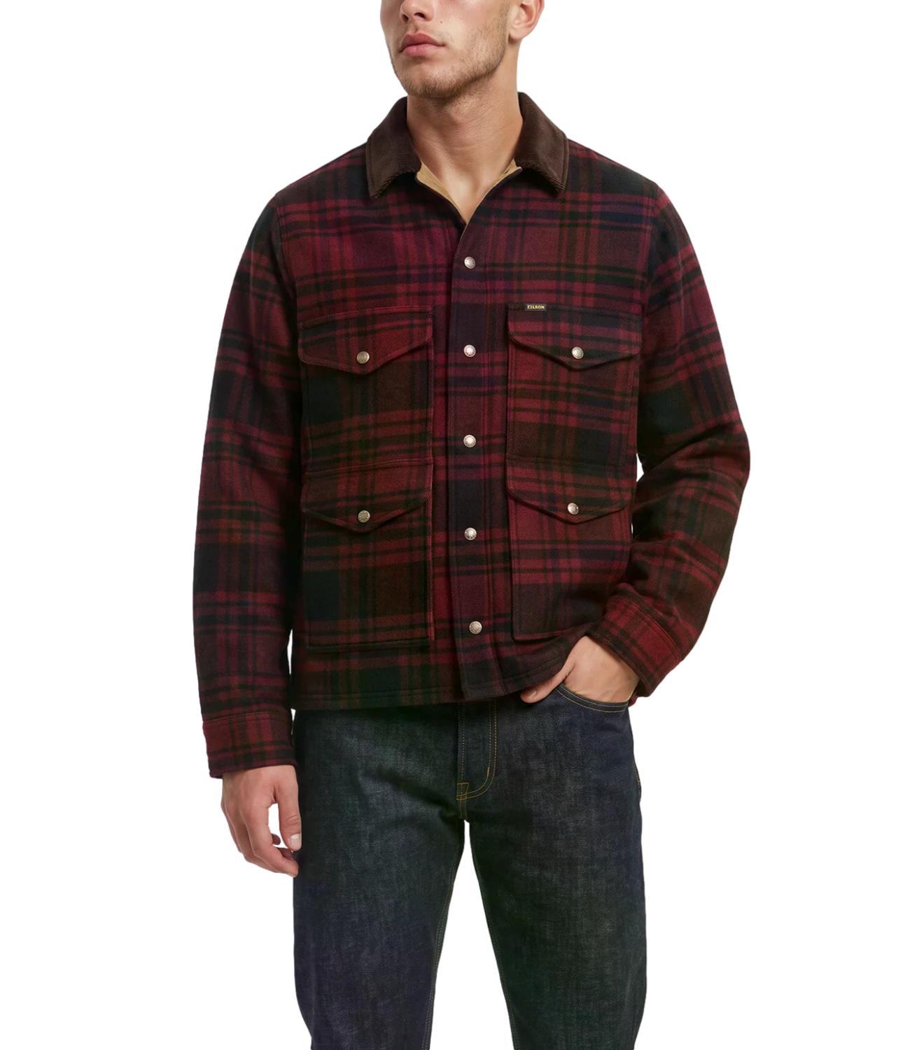 Filson Giacca da Uomo - Port / Black Plaid - 262mfmcps0144