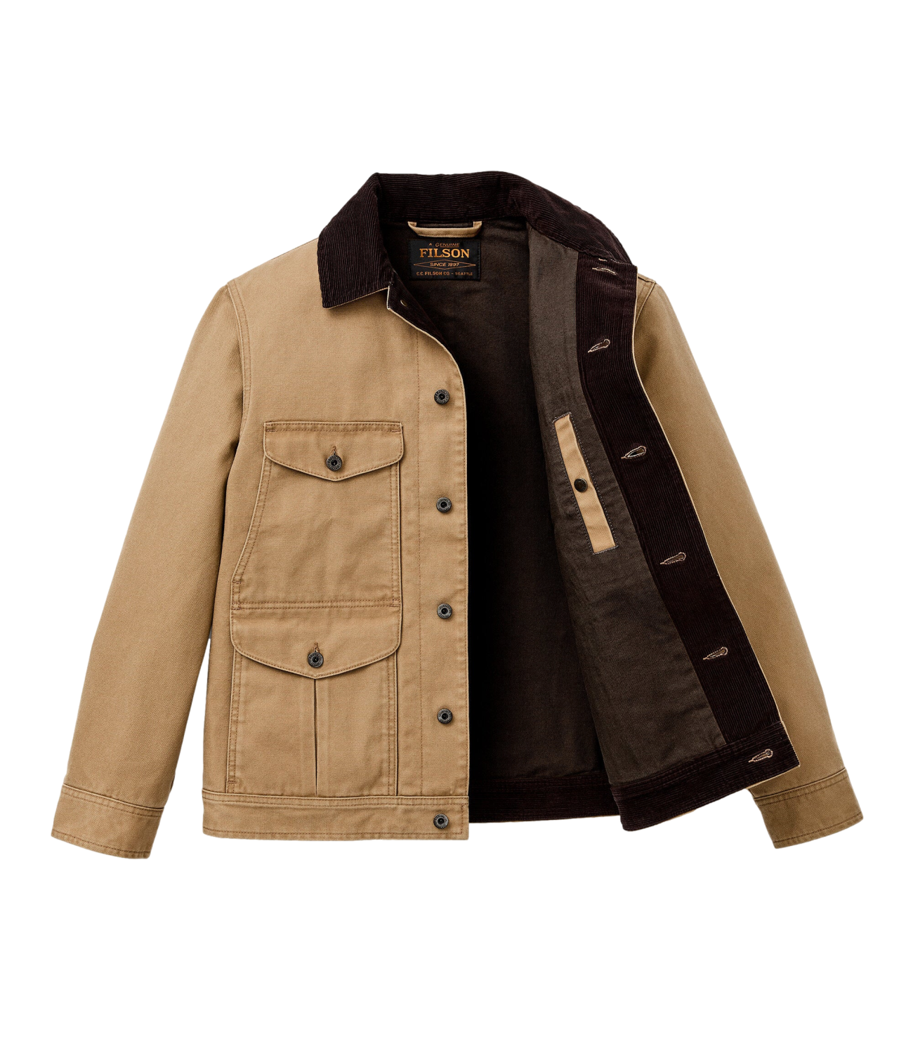 Filson Giacca da Uomo - Antique Bronze - 262mfmcps0193