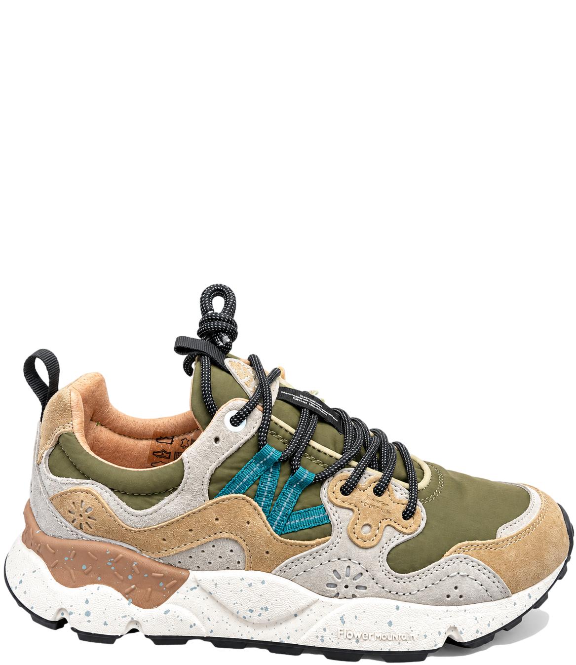 Flower Mountain Sneakers da Uomo - Beige - 001-2017816-01
