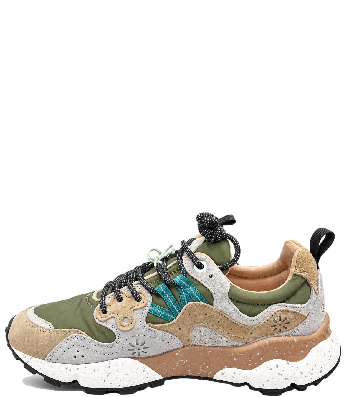 Flower Mountain Sneakers da Uomo - Beige - 001-2017816-01