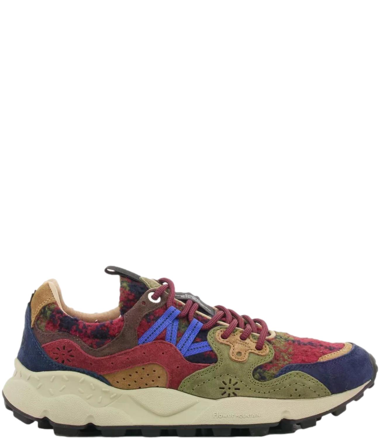 Flower Mountain Sneakers da Donna - Dark Grey/brown/bordeaux - 001 2017818 30
