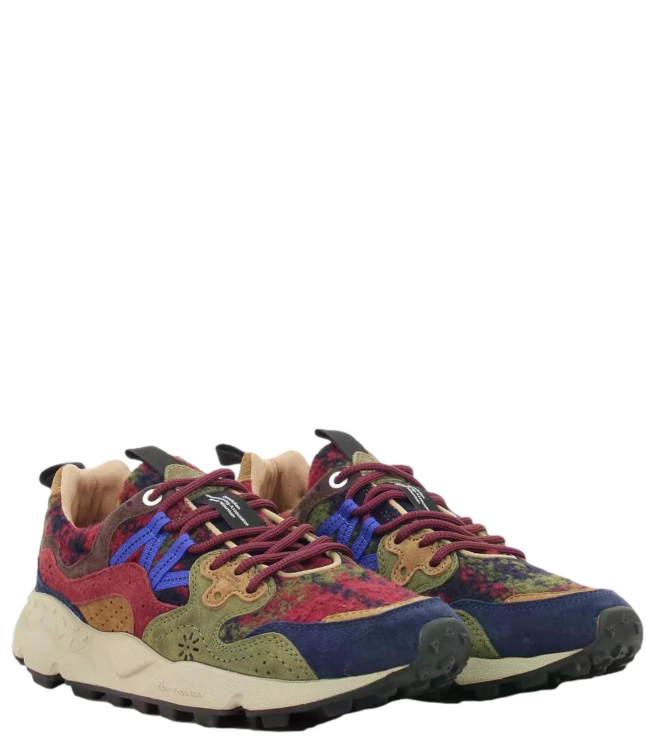 Flower Mountain Sneakers da Donna - Dark Grey/brown/bordeaux - 001 2017818 30