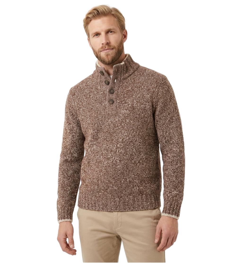 Gran Sasso Pullover da Uomo - Mattone - 10102/25704