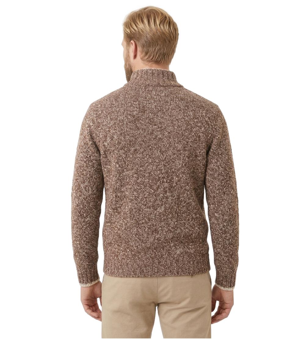 Gran Sasso Pullover da Uomo - Mattone - 10102/25704